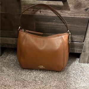 Coach Brown Leather Hobo Bag